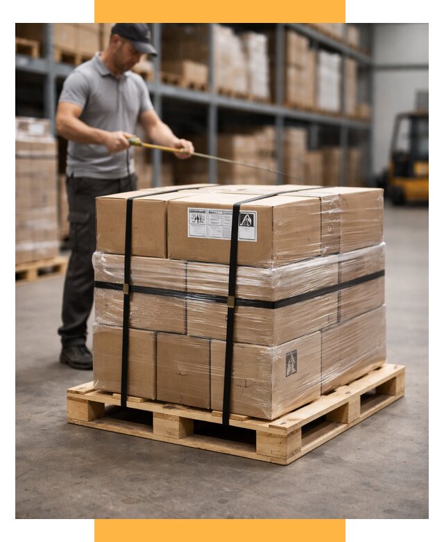 Упаковка и паллетирование грузов от 3573 р. | СетСервис-Дбн