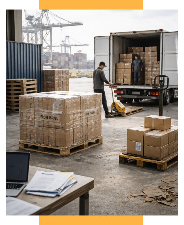 Доставка грузов из Израиля от 15314 р., логистика от СетСервис-Дбн