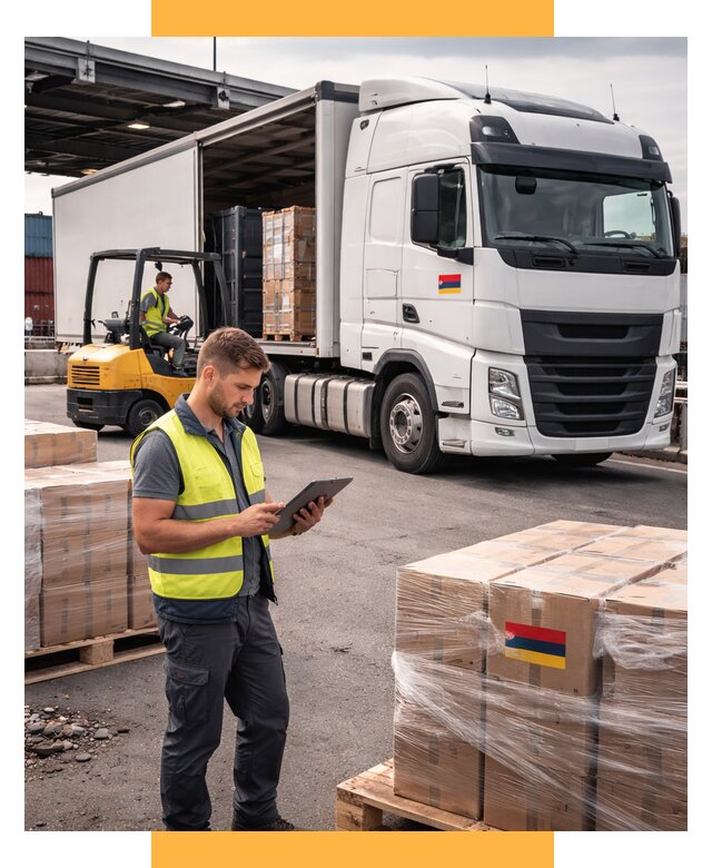 Автоперевозки из Армении от 96986 р. — услуги СетСервис-Дбн