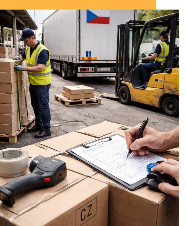 Доставка грузов в Чехию от 35732 руб, международные перевозки