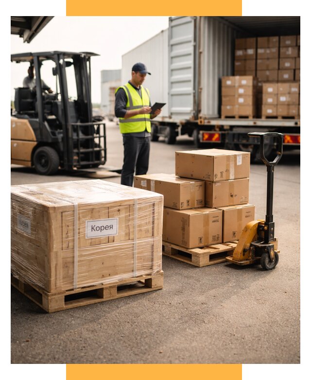 Доставка грузов в Корею из России от 35732 р. | СетСервис-Дбн