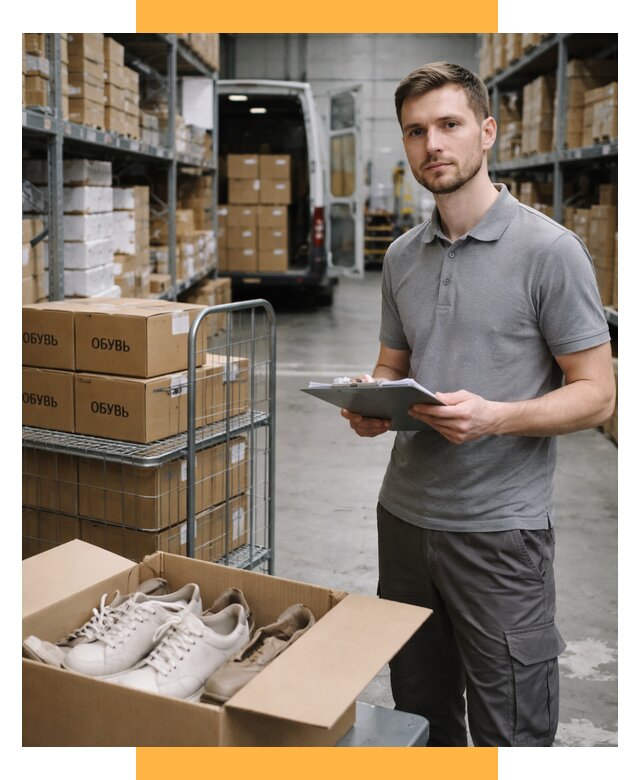 Доставка обуви из Китая и Турции от 4594 р. СетСервис-Дбн