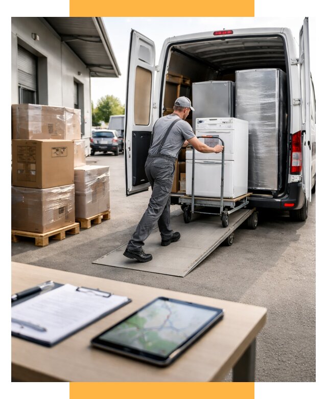 Перевозка бытовой техники от 6636 р. - логистика СетСервис-Дбн