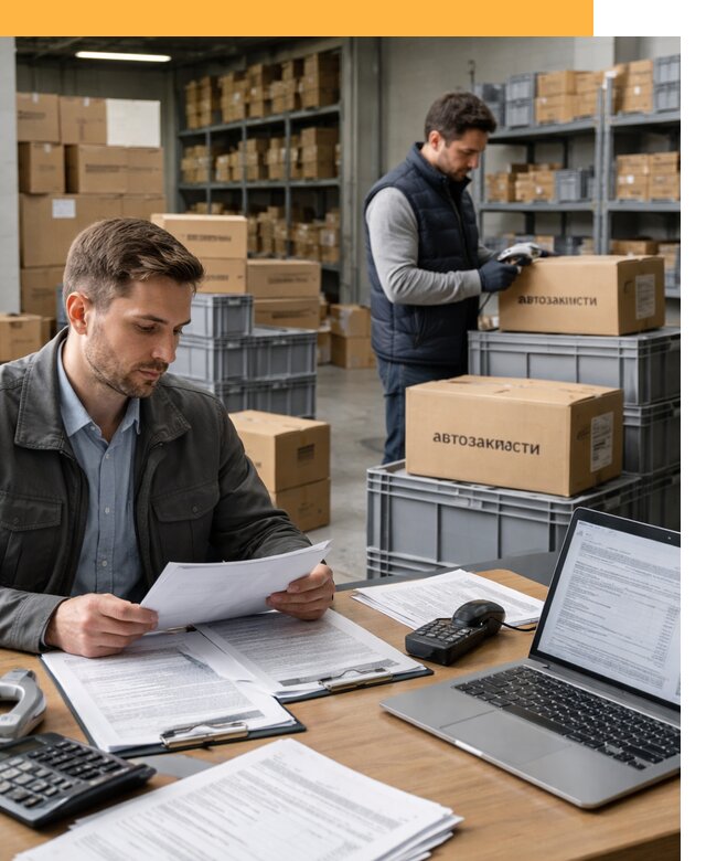 Таможенное оформление автозапчастей по выгодным тарифам от 8678