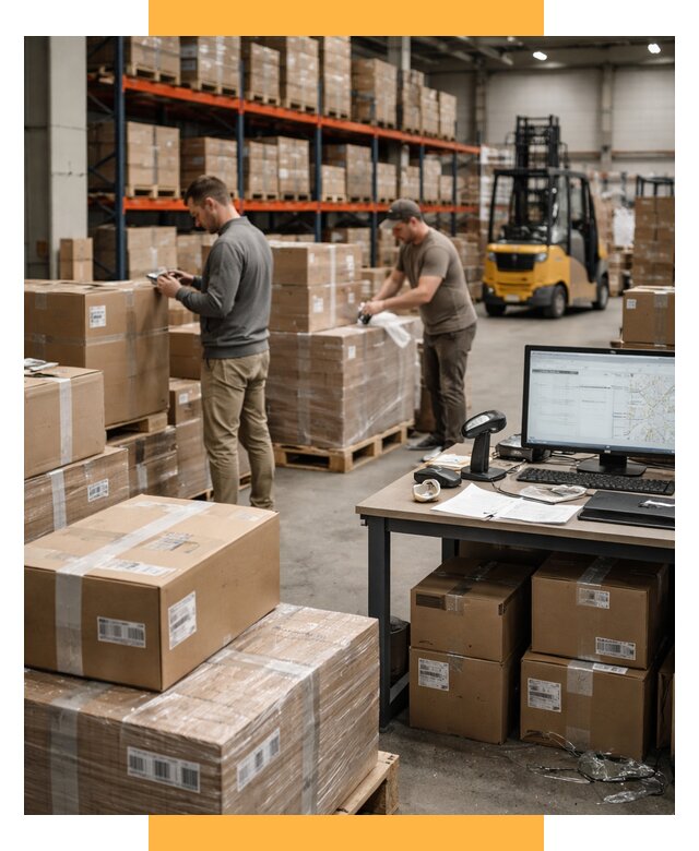 Склад консолидации в Европе от 6636 р., услуги СетСервис-Дбн